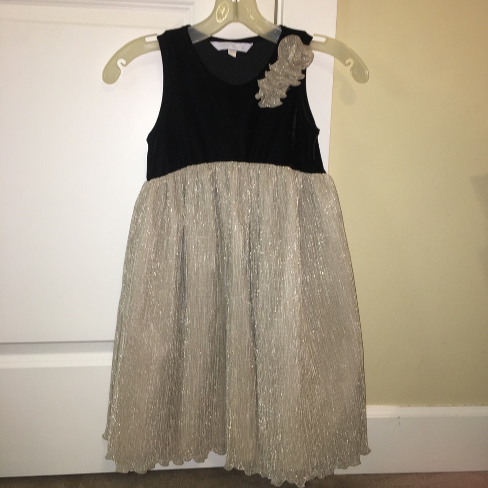 Marmellata Black & Gold party and special occasion girl’s dress
